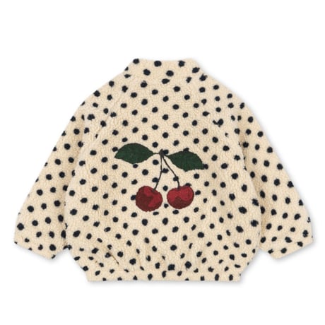 KONGESSLOEJD - JODY EMBROIDERY TEDDY JACKET GRS  |  Dot Lumiere