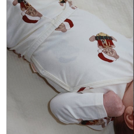 KONGESSLOEJD - HOLIDAY NEWBORN PAJAMAS SET GOTS  | TEDDY BEAR