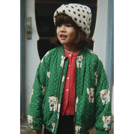 KONGESSLOEJD - JUNO BOMBER JACKET |  Dot Miao Verde