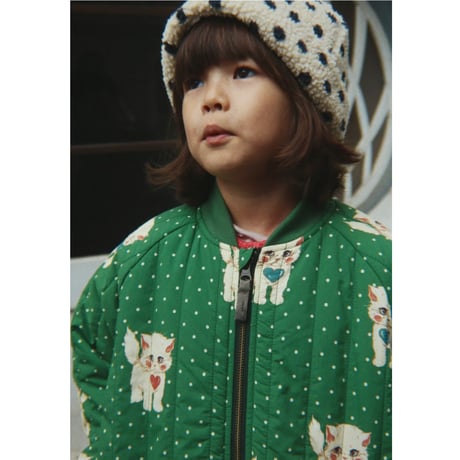 KONGESSLOEJD - JUNO BOMBER JACKET |  Dot Miao Verde