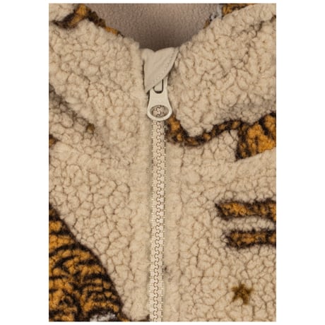 KONGESSLOEJD - JODY TEDDY HOODIE JACKET GRS  |  Tiger