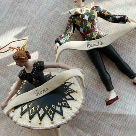 KONGESSLOEJD - CHRISTMAS ORNAMENT HARLEKIN BALLERINA