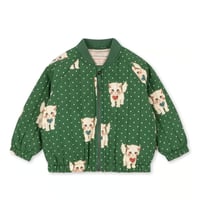 KONGESSLOEJD - JUNO BOMBER JACKET |  Dot Miao Verde