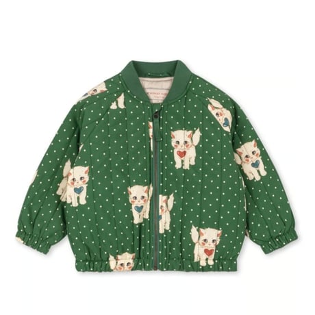 KONGESSLOEJD - JUNO BOMBER JACKET |  Dot Miao Verde