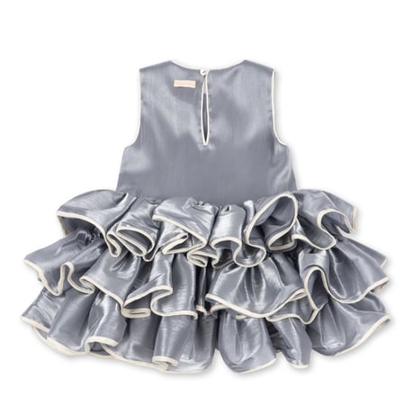 KONGESSLOEJD - FIA FRILL DRESS GRS |  SLEET