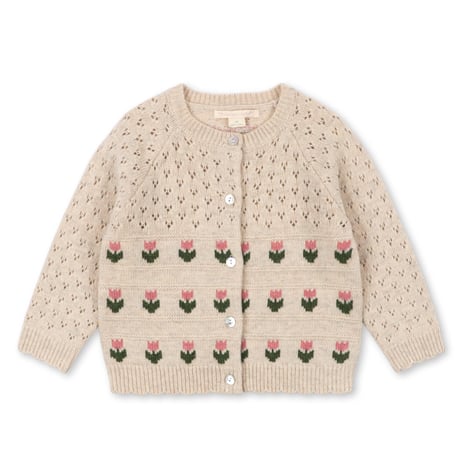 KONGESSLOEJD - BELLE CARDIGAN  |   CREAM AND TULIPS