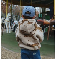 KONGESSLOEJD - JODY TEDDY HOODIE JACKET GRS  |  Tiger