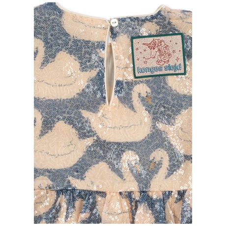 KONGESSLOEJD - STARLA SEQUIN DRESS GRS  |  SWAN