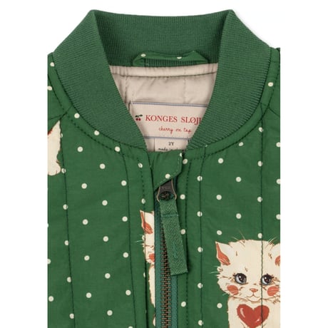 KONGESSLOEJD - JUNO BOMBER JACKET |  Dot Miao Verde