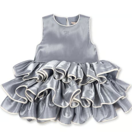 KONGESSLOEJD - FIA FRILL DRESS GRS |  SLEET