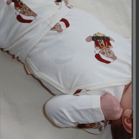 KONGESSLOEJD - HOLIDAY NEWBORN PAJAMAS SET GOTS  | TEDDY BEAR