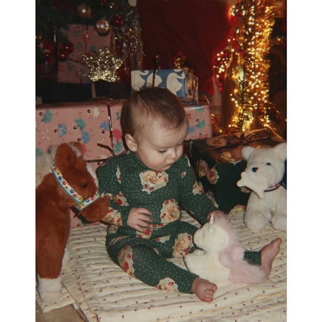 KONGESSLOEJD - HOLIDAY BABY PAJAMAS SET GOTS  | DEER DIARY GREEN