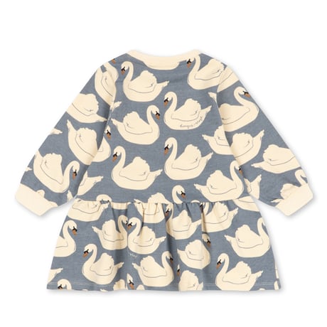 KONGESSLOEJD - LOUPY PRINT SWEAT DRESS GOTS  |  Swan