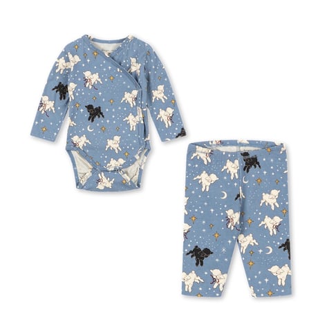 KONGESSLOEJD - HOLIDAY NEWBORN PAJAMAS SET GOTS  | SHEEPY