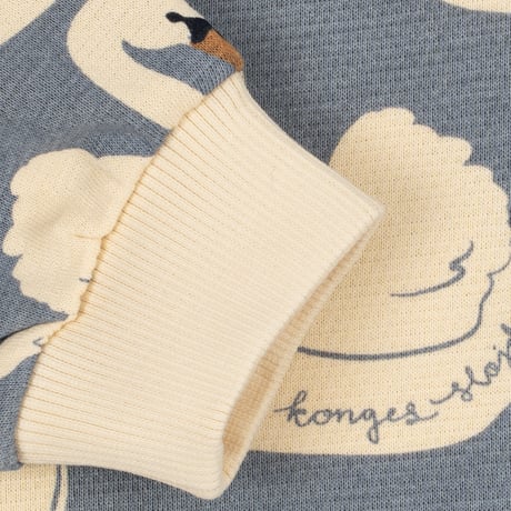 KONGESSLOEJD - LOUPY PRINT SWEAT DRESS GOTS  |  Swan