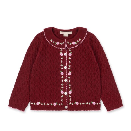 KONGESSLOEJD - ROSIER CARDIGAN  |  POMEGRANATE
