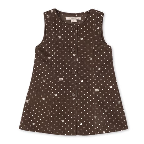 KONGESSLOEJD - CARA DRESS GOTS  |  CHERRY DOT CHOCOLATE