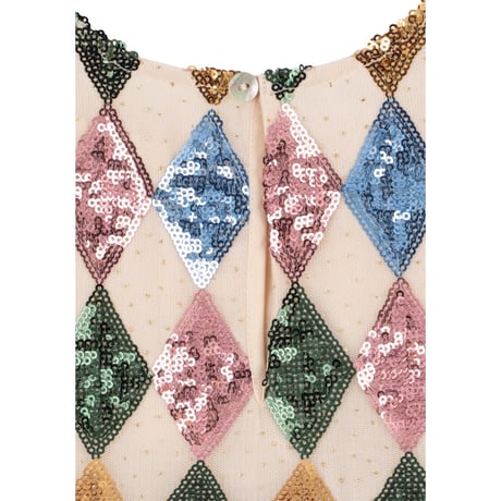 KONGESSLOEJD - YVONNE HARLEKIN DRESS  |  	 HARLEKIN SEQUIN
