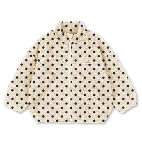 KONGESSLOEJD - JODY EMBROIDERY TEDDY JACKET GRS  |  Dot Lumiere