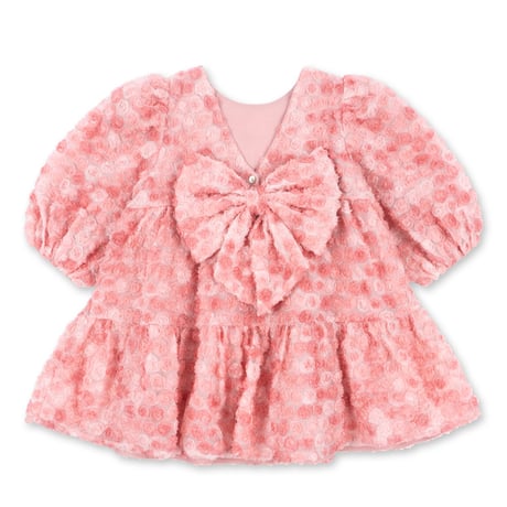 KONGESSLOEJD - ALLY LS FLOWER DRESS  |  VEILED ROSE