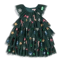 KONGESSLOEJD - YVONNE CHRISTMAS DRESS  |  HUNTER GREEN