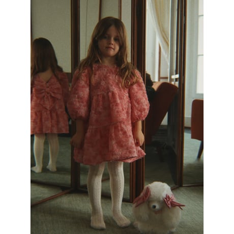 KONGESSLOEJD - ALLY LS FLOWER DRESS  |  VEILED ROSE