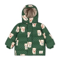 KONGESSLOEJD - MAGNUM DOWN JACKET PRINT GRS |  Dot Miao Verde