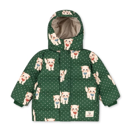 KONGESSLOEJD - MAGNUM DOWN JACKET PRINT GRS |  Dot Miao Verde