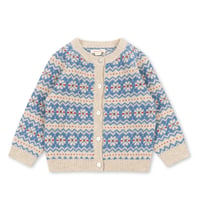 KONGESSLOEJD - BILLI KNIT CARDIGAN  |  BLUE MULTI