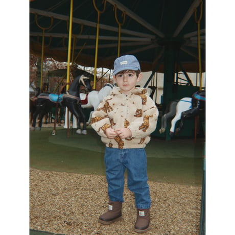 KONGESSLOEJD - JODY TEDDY HOODIE JACKET GRS  |  Tiger