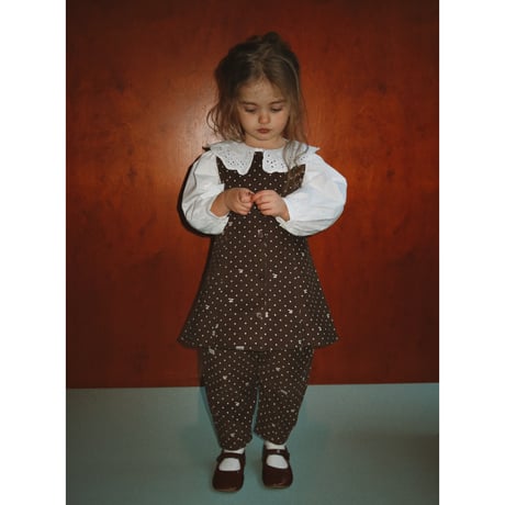 KONGESSLOEJD - CARA DRESS GOTS  |  CHERRY DOT CHOCOLATE