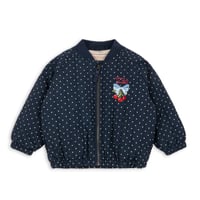 KONGESSLOEJD - JUNO PRINTED DOT BOMBER JACKET |  DOT NUIT PETITE