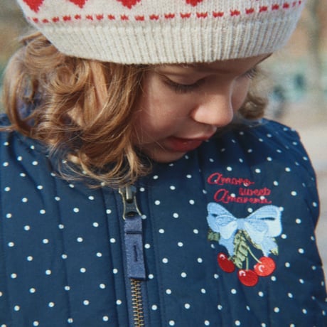 KONGESSLOEJD - JUNO PRINTED DOT BOMBER JACKET |  DOT NUIT PETITE