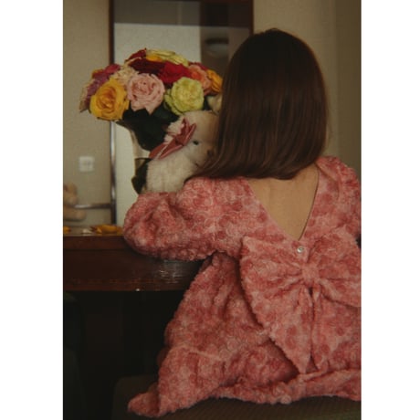 KONGESSLOEJD - ALLY LS FLOWER DRESS  |  VEILED ROSE