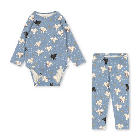 KONGESSLOEJD - HOLIDAY BABY PAJAMAS SET GOTS  | SHEEPY