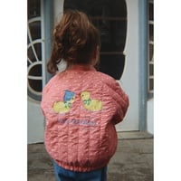 KONGESSLOEJD - JUNO DUCKLING PRINTED BOMBER JACKET |  Coeur Feathers