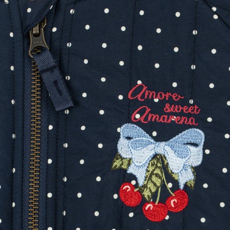 KONGESSLOEJD - JUNO PRINTED DOT BOMBER JACKET |  DOT NUIT PETITE