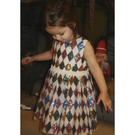 KONGESSLOEJD - YVONNE HARLEKIN DRESS  |  	 HARLEKIN SEQUIN