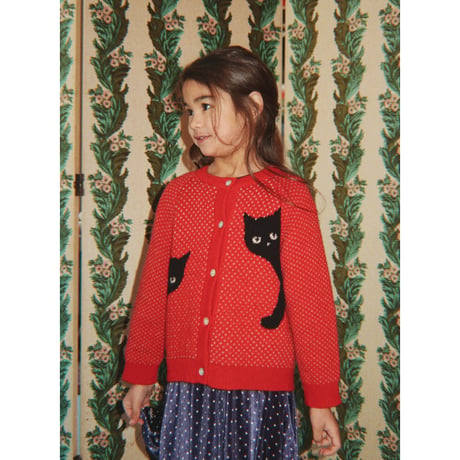 KONGESSLOEJD - BELOU CARDIGAN  |  CAT ROUGE
