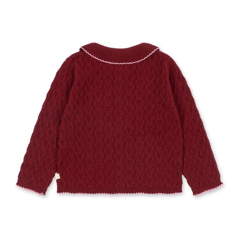 KONGESSLOEJD - ROSIER CARDIGAN  |  POMEGRANATE