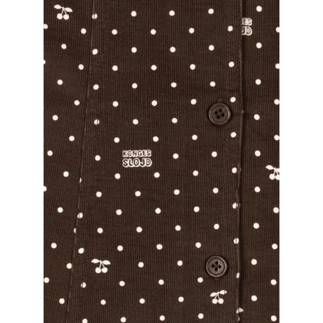 KONGESSLOEJD - CARA DRESS GOTS  |  CHERRY DOT CHOCOLATE