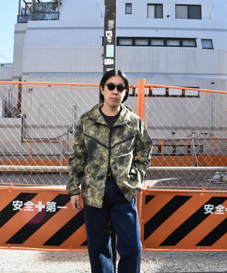 Nike Tech Woven Camo Windrunner Jacket Neutral Olive/Black
