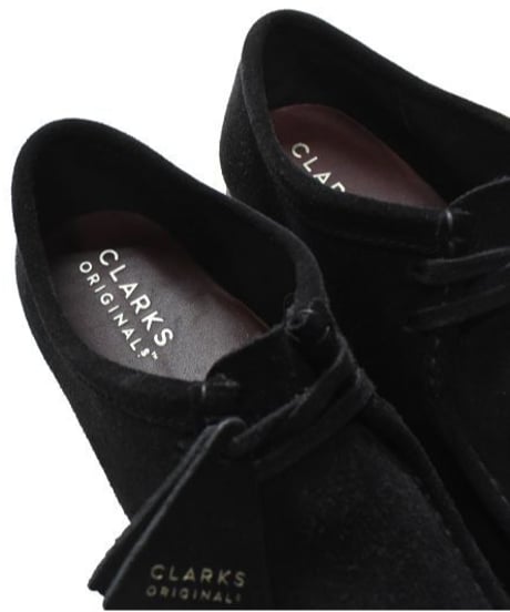 Clarks Wallabee Black Suede