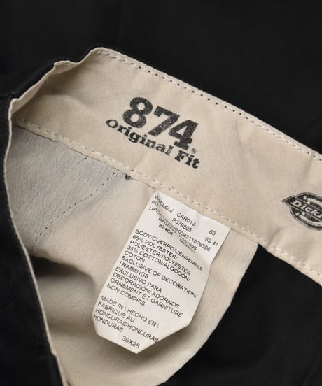 Used Dickies 874 Customized Jorts Black 03-232