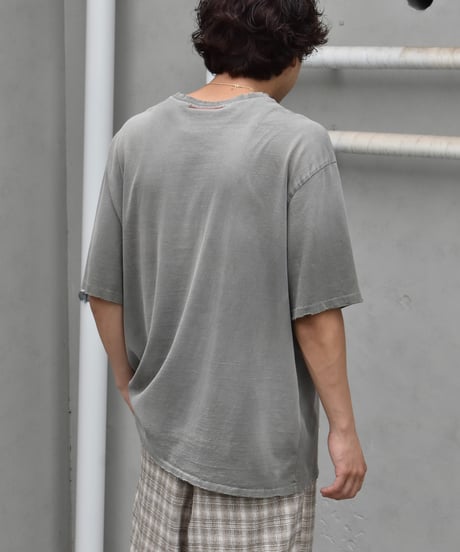 MOOJI MOOJI US Single Stitched T-Shirt Aged Olive Green