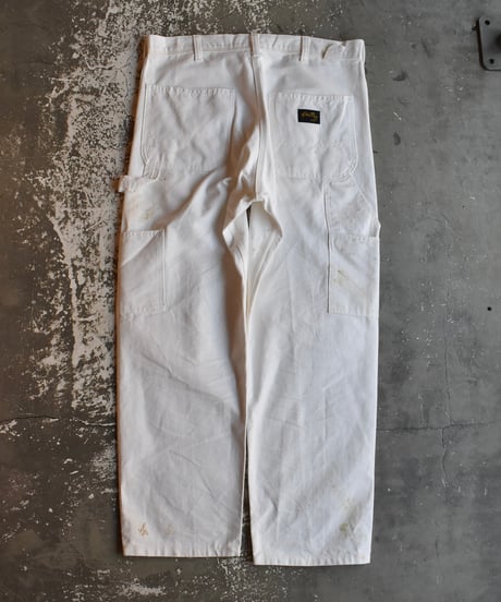 Used Stan Ray Painted Painter Pants White Made in USA 03-222