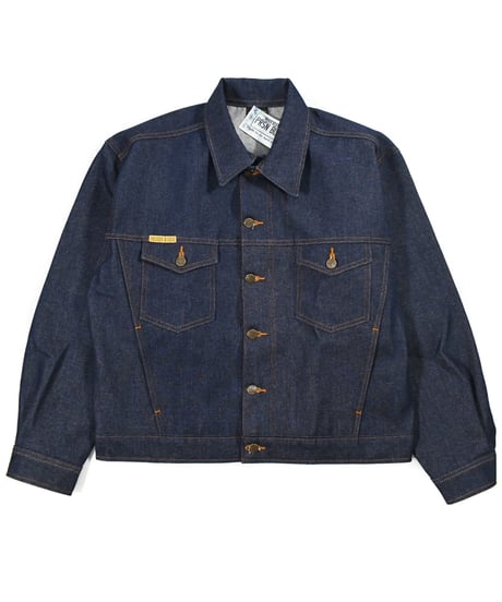 Prison Blues Denim Western Jacket Rigid Blue