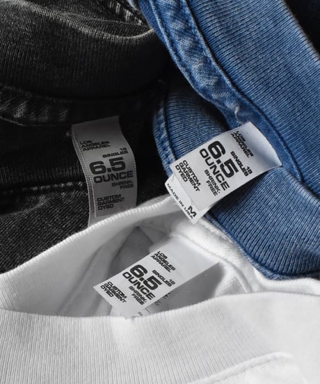 Los Angeles Apparel Garment Dye Damaged S/S Tee Indigo