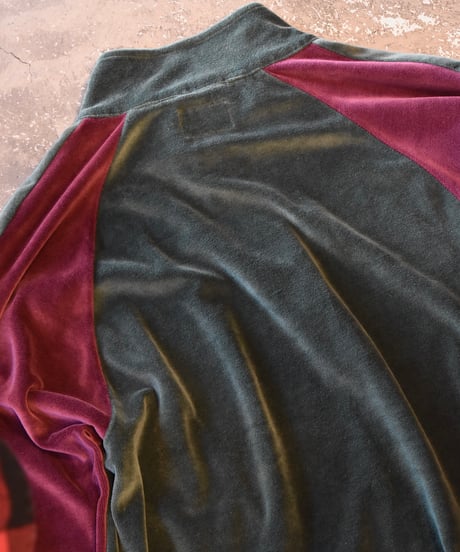 18SS Stussy Velour Paneled Track Jacket