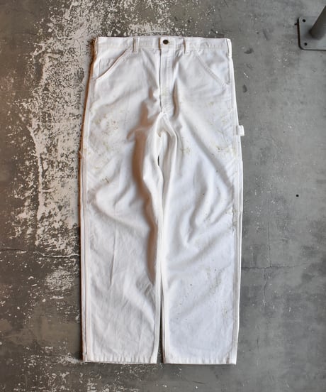 Used Stan Ray Painted Painter Pants White Made in USA 03-222